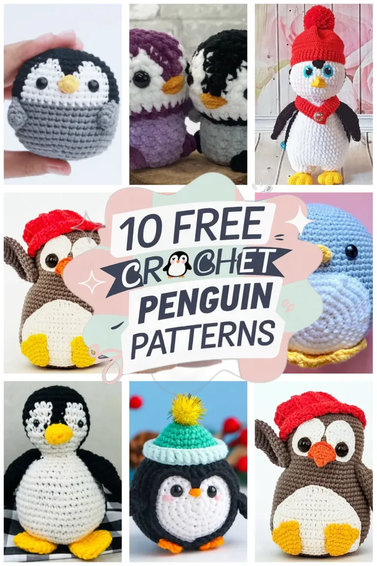 10 Free Crochet Penguin Patterns: Adorable Crochet Patterns for Your Next Project!