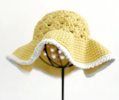 Crochet Granny Stitch Sun Hat Pattern