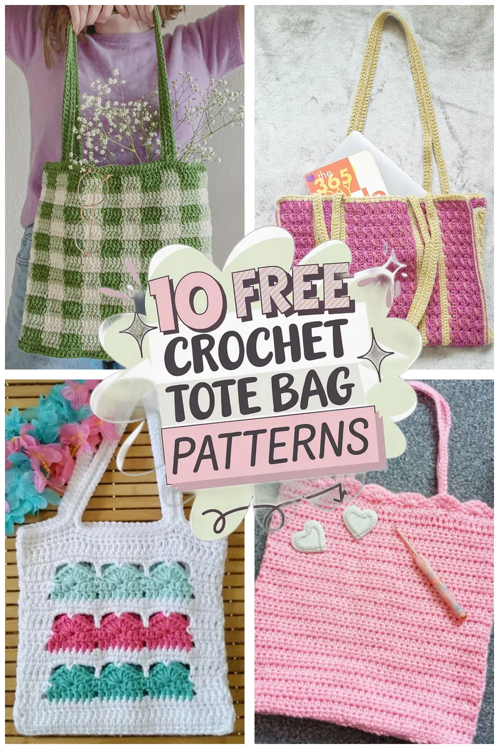 10 Free Crochet Tote Bag Patterns You’ll Love to Make This Season!