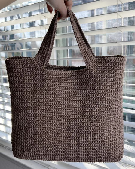 Textured Crochet Tote Bag Pattern