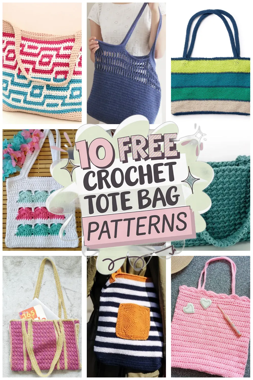 10 Free Crochet Tote Bag Patterns You’ll Love to Make This Season!