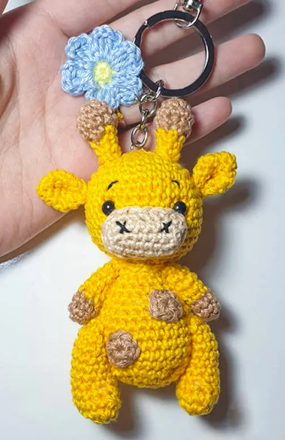 Crochet Giraffe Keychain Pattern Crochet Pattern