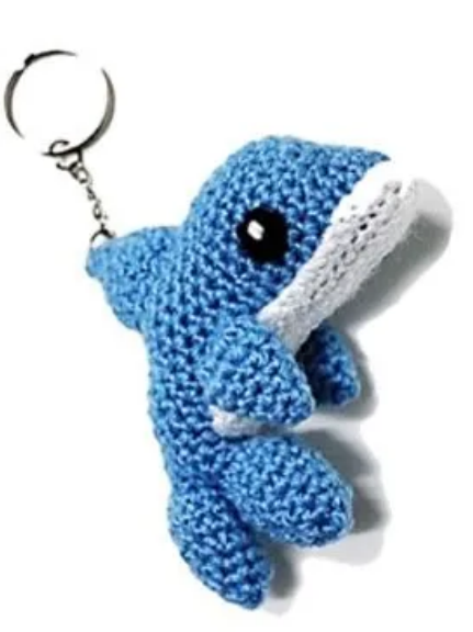 Dolphin Amigurumi Keychain Pattern Crochet Pattern