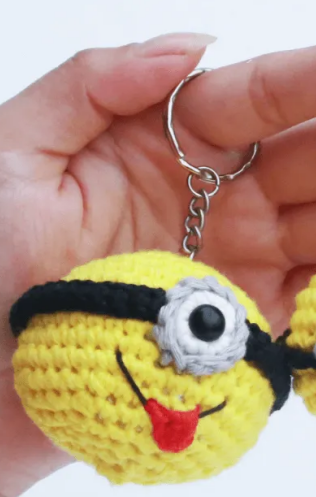 Quick Crochet Patterns Mini Minion Keychain