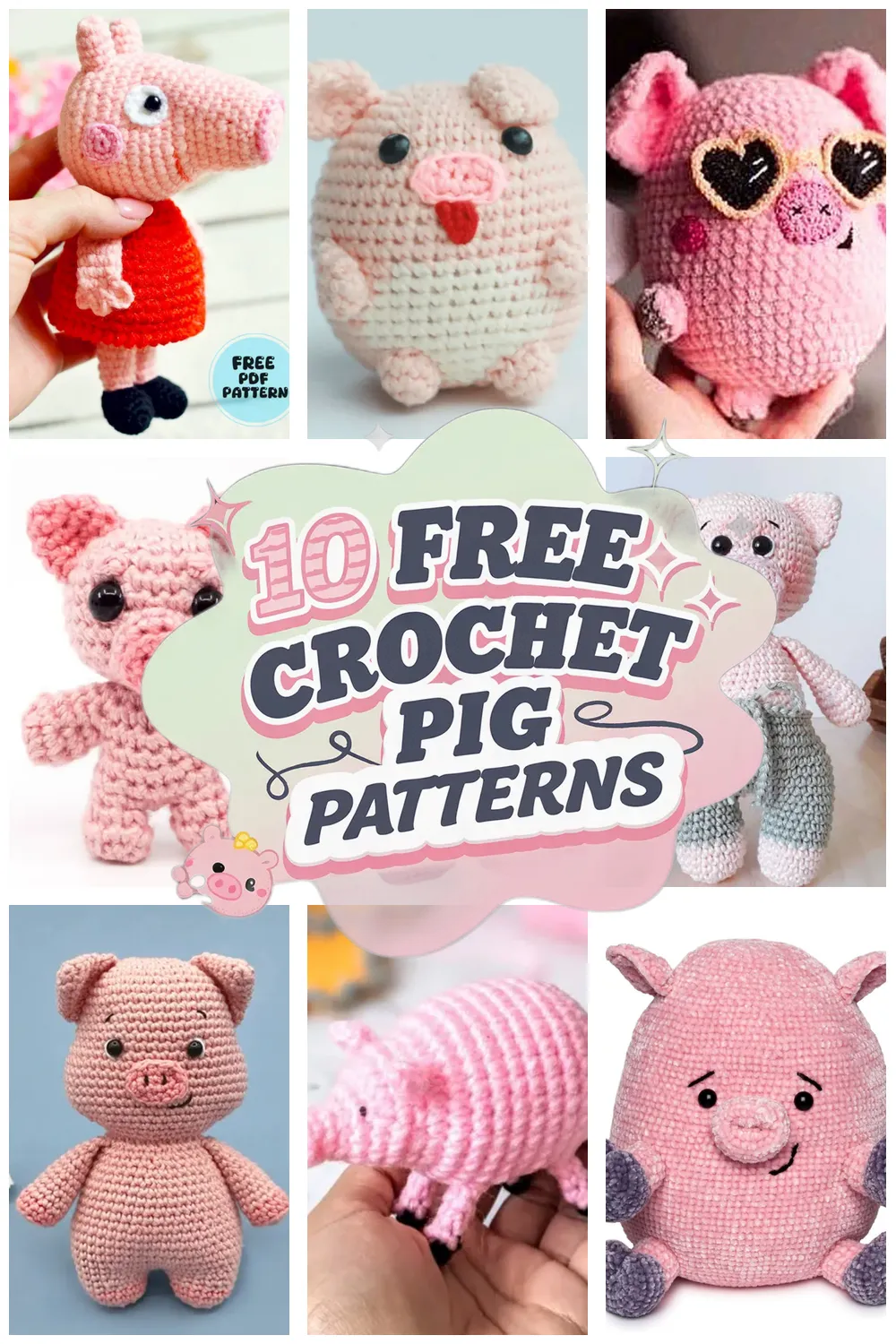 10 Free Pig Crochet Patterns: Adorable Projects for Every Skill Level!