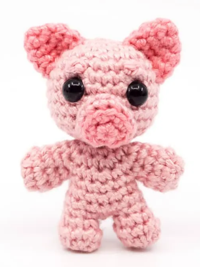 Mini Pig Crochet Pattern Crochet Pattern