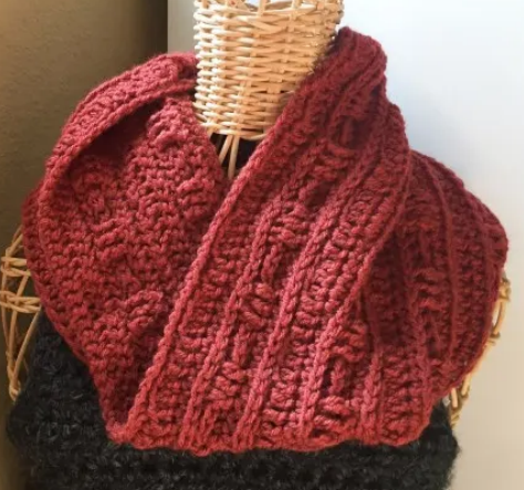Redbud Ridge Cowl Crochet Pattern