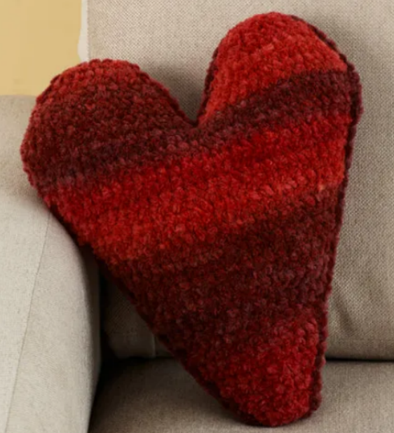 Crochet Heart Pillow Pattern Crochet Pattern