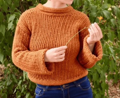 Elegant Knit Look Crochet Sweater Pattern