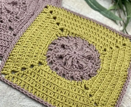 Dahlia Crochet Square Pattern Crochet Pattern