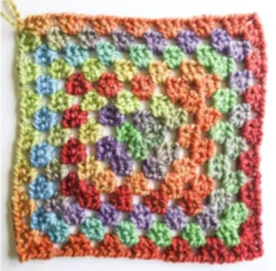 Vibrant Granny Square Clutch Pattern