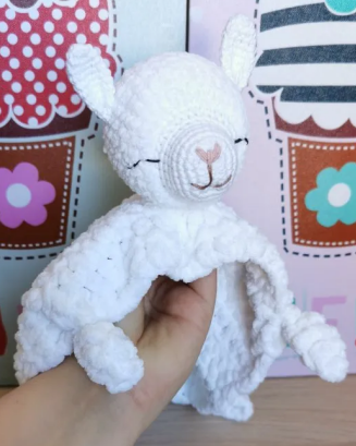 Crochet Baby Projects Llama Lovey Pattern