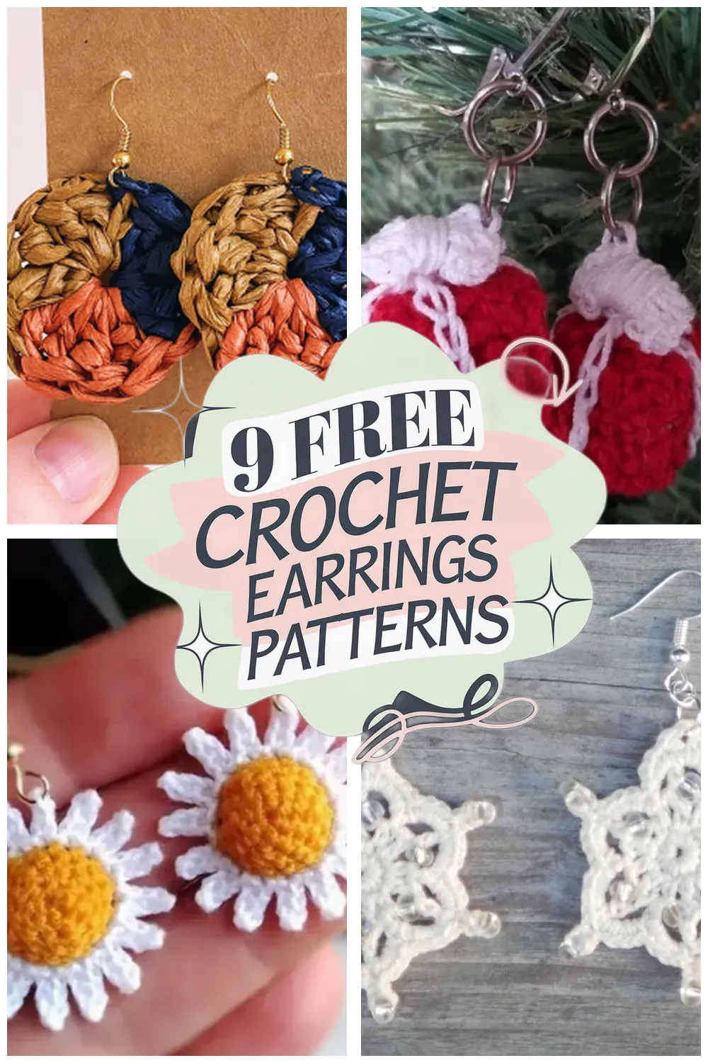 9 Free Crochet Earrings Patterns Perfect for Your Jewelry Collection!