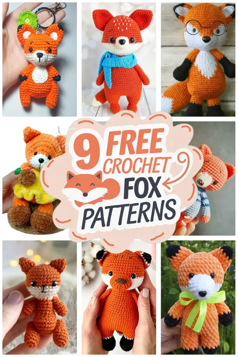 9 Free Crochet Fox Patterns