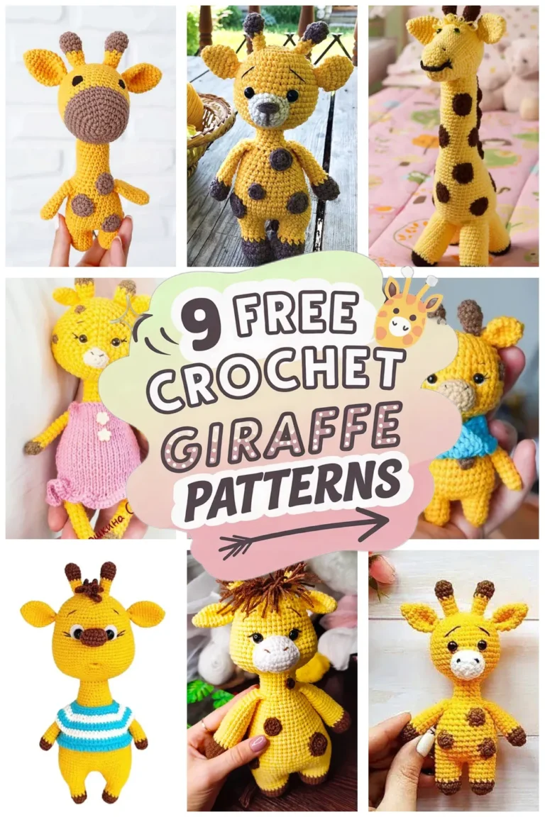 9 Free Crochet Giraffe Patterns: Adorable Amigurumi Giraffe Creations You’ll Love!