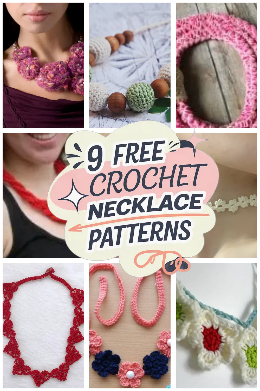 9 Free Crochet Necklace Pattern Patterns - 