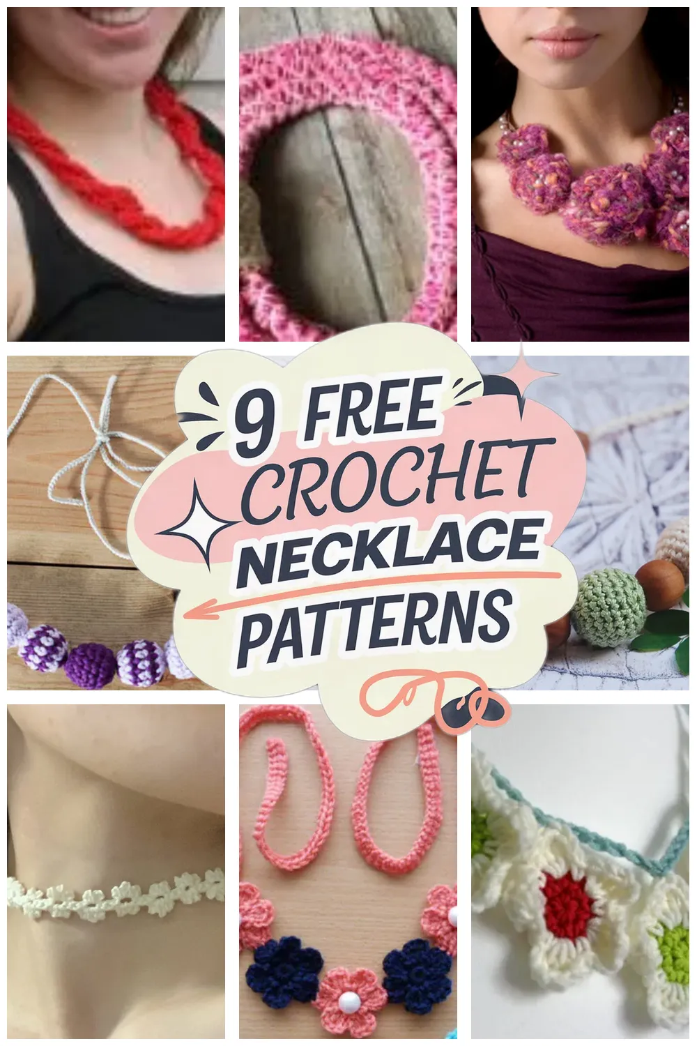 9 Free Crochet Necklace Pattern Patterns - 