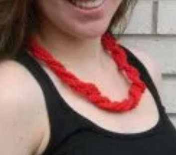 Twisted Crochet Jewelry Necklace Pattern