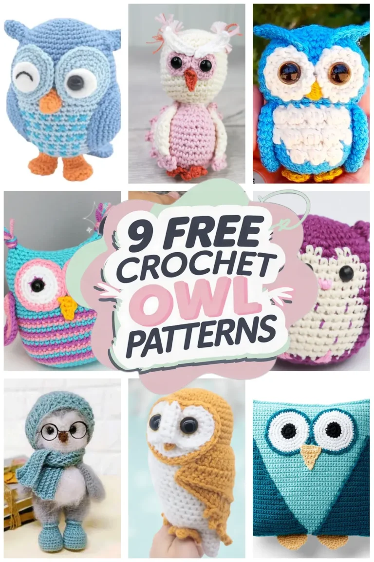 9 Free Crochet Owl Patterns: Adorable Owl Crochet Projects to Try Today!