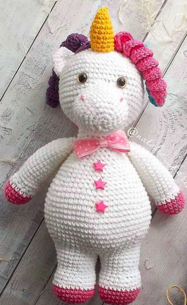 Crochet Unicorn Amigurumi Pattern Crochet Pattern