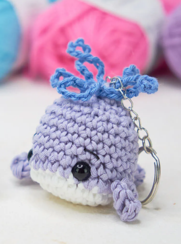 Crochet Whale Keychain Pattern Crochet Pattern