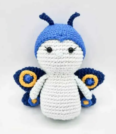 Free Crochet Pattern Butterfly Amigurumi