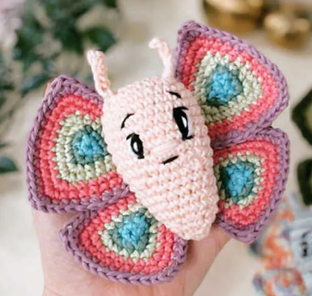 Crochet Butterfly Amigurumi Pattern Crochet Pattern