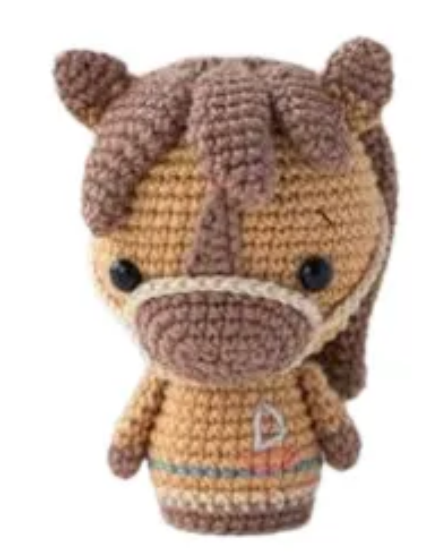 Crochet Horse Free Pattern for Mini Amigurumi