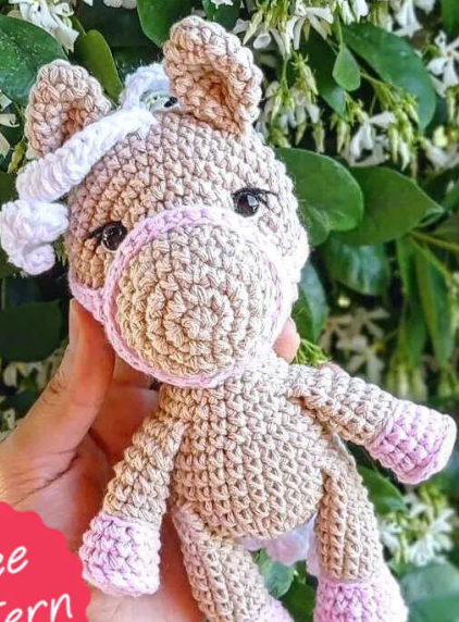 Free Horse Crochet Pattern Amigurumi Toy