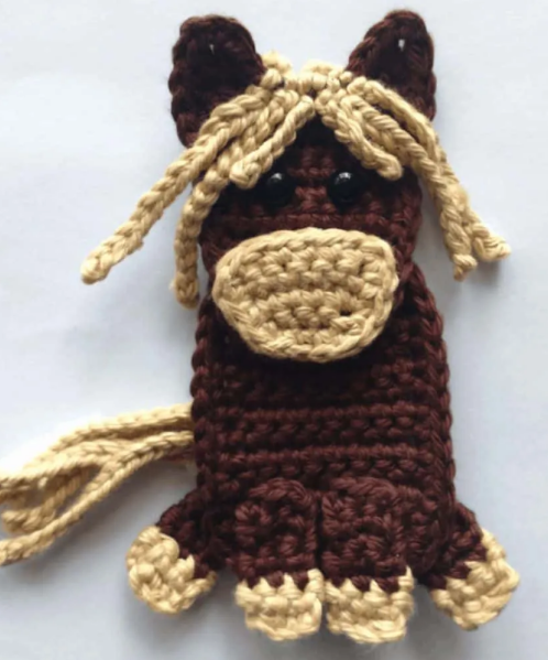 Crochet Horse Applique Pattern Crochet Pattern