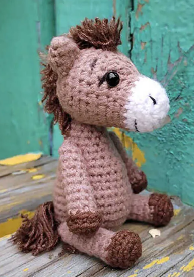 Free Horse Crochet Pattern Amigurumi Toy