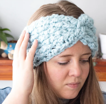 Chunky Knitted Headband Pattern Crochet Pattern